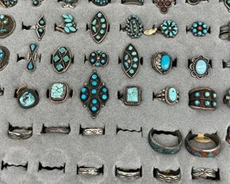 Native American Indian rings