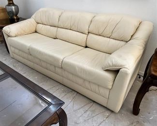 leather sofa