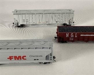 Atlas Model Railroad Co., Inc. HO Trainman Rolling Stock Model Trains Item #996, 20 001 190, and 929
