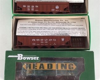 Bowser HO Scale Model Train Kits: #54052 and # 56002 and Rolling Stock # 41281