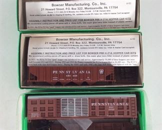  Bowser HO Scale Model Train Kits: #55468, #54052 and #54052