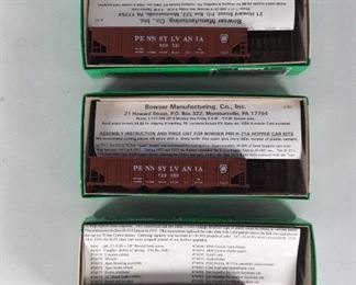 Bowser HO Scale Model Train Kits: # 56002, #54052 and # 54052