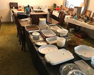 ANCHORE HOCKING, FIRE KING PYREX, CORELL, 