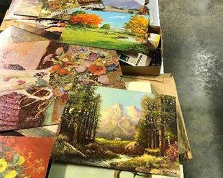 PAINTINGS, CARDS, VALENTINES CARDS, VINTAGE NURSERY RYME PAPAER CHARACTERS