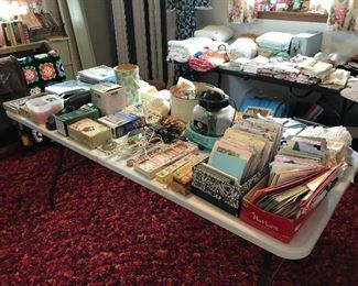 ARMOIRE, NIGHT STAND, LAMPS, LUGGAGE,VINTAGE LUGGAGE, AVON COLLECTABLES, BEDDING, BLANKETS, BILFOLDS, HUNTING BAGS, PURSES, PARFUME, DRESSER AND MIRROR, FLOWERS, CROCHET AFGAHN, SHELF KNIVES, PEABODY ITEMS, PATTERNS, BOOKS, ROCKER,DAAVLIN HOME PHOTOTHERAPHY SPECTRA 700 SERIES