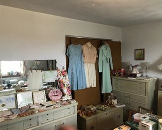 RAYMOND LOEWY DANISH MODERN  FOR MENGEL FURNITURE.  LOUISVILLE KENTUCKY, FULL SIZE BED  HIGHBOY DRESSER CHEST, CEDAR CHEST, DRESSER AND MIRROR