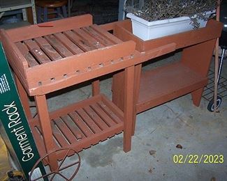 Garden cart and plant stand