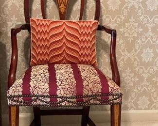 Hepplewhite - Sheraton Style Arm Chair by Baker Furniture Company