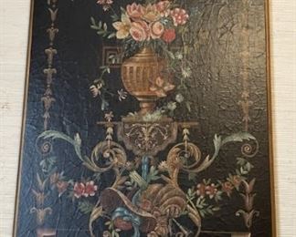 Large Vintage Lacqured Coromandel Decorative Wall Panels - Set of 2 sold separately.