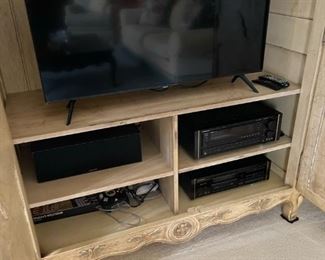 Painted French Style Armoire/Cabinet