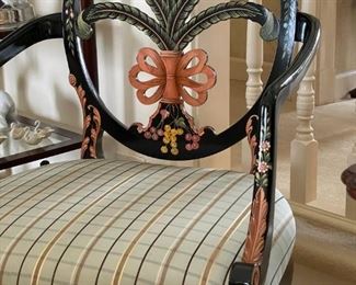 Hepplewhite Painted Arm Chair