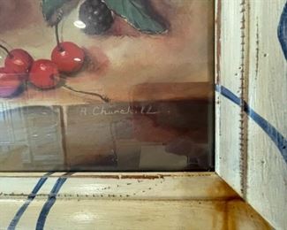 Sumer Fruit - taken from a series of old lithographs orgininally published in 1880 by German artist EJ Gaucher.  Artist A.Churchill