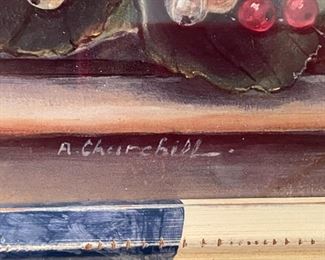 Sumer Fruit - taken from a series of old lithographs orgininally published in 1880 by German artist EJ Gaucher.  Artist A.Churchill