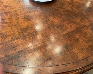 Pecan Round Dining Table