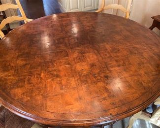 Pecan Round Dining Table