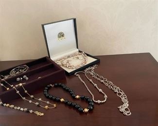 Brighton Necklaces, Sterling & Pearl Set