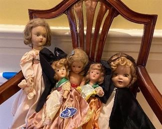 Vintage Dolls, Effanbee, Madame Alexander etc