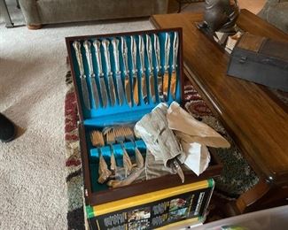 . . . a beautiful silver plate silverware set