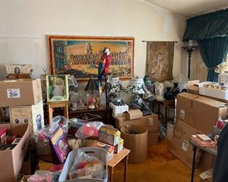 Overview of living room. 