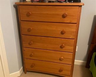 . . . with matching chest of drawers