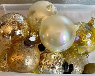 Lot Of Decorative Ornaments  - Pottery Barn, Crate & Barrel, And More