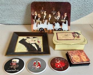 Vintage Parisian Decor Lot - Pottery Barn Coasters, Great Indoors, Nordstrom, And More