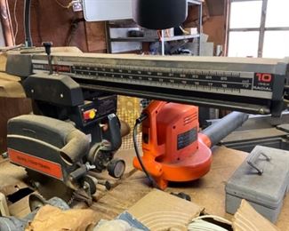 Shop - Sears Craftsman 10” radial table saw