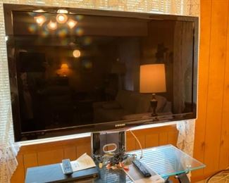 Samsung 53” TV - cart is also available 