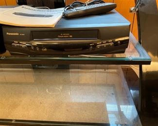 Living Room - Panasonic VHS player