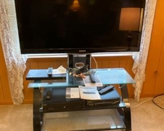 Samsung 53” TV, stand for TV (Living Room)