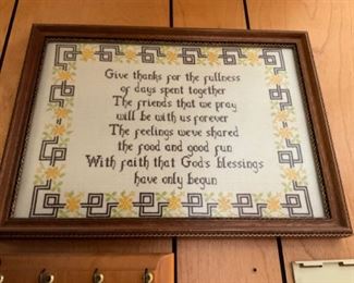 Kitchen - needle point 