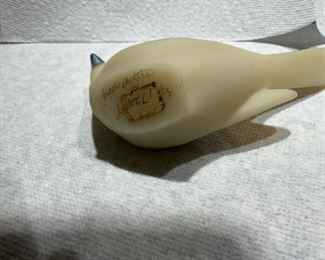 Fenton bird - hand painted