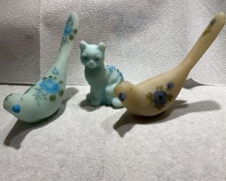 Fenton birds & cat