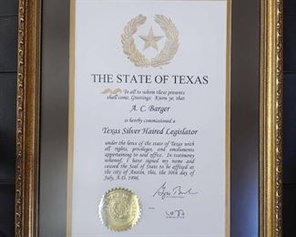 Golden Certificate Frame