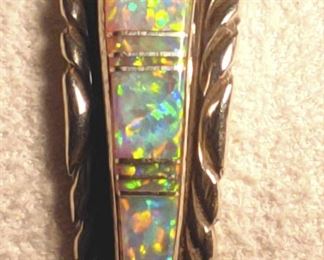 Ladies Sterling Opal Watch Band