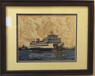 Map Art Series by B Vestuto