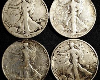 Walking Liberty Halfs