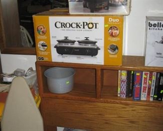 Upstairs Bedroom Right:  Crock-Pot, Wok