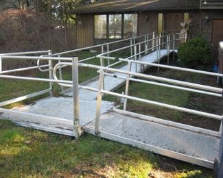 Out Front: EZ-ACCESS Pathway Modular Access System  26' w/dual Flat Platforms