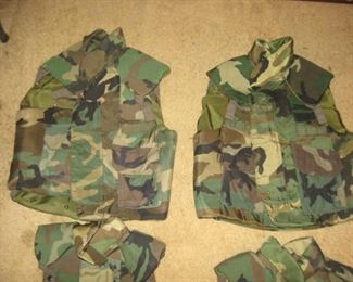 Upstairs Bedroom Right:  Body/Flack Armour U.S. Vest                  Extra Large-Large-