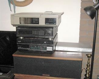 Living Room:  Laser Disc Players