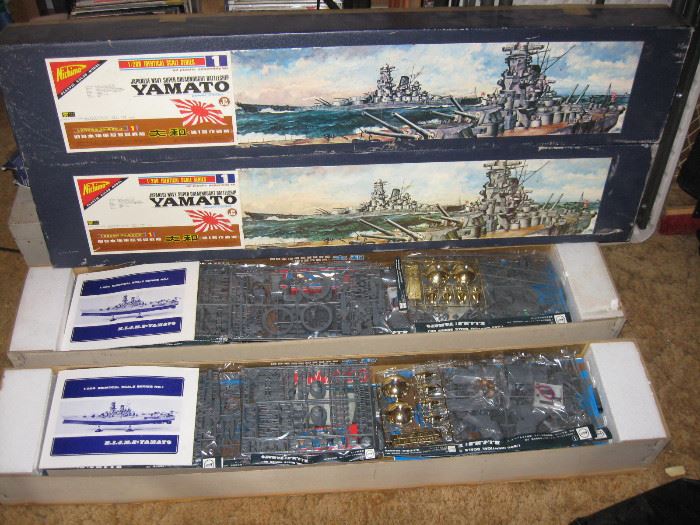 Living Room:  Great Find--YAMATO JAPANESE NAVY SUPER DREADNOUGHT BATTLESHIP 1:200 SCALE (NICHIMO)