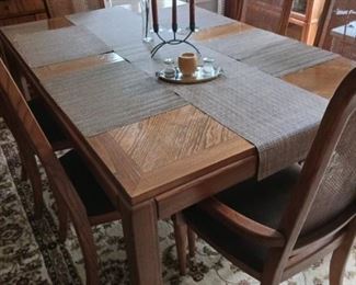 Dining Table and 6 Chairs Set