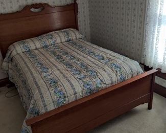 vintage bedframe and mattress