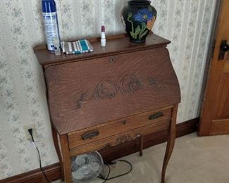 antique fold out desk