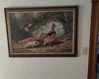 vintage artwork (pheasants)