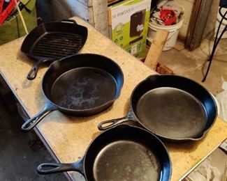 cast iron cookware (great condition)