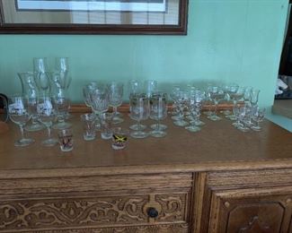various stemware