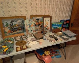 vintage art, frames, bird plates