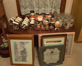 Christmas decorations, artwork